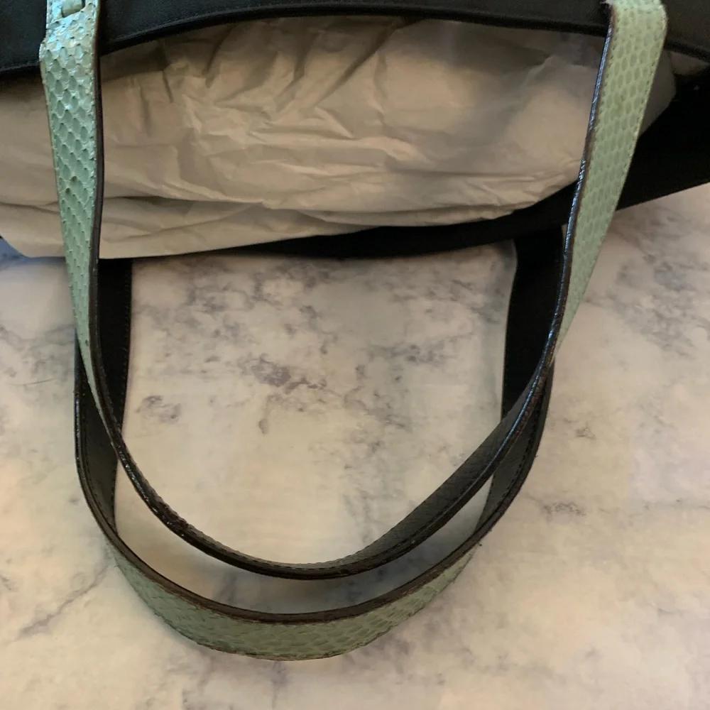 Kate Spade Tote Bag with Python Handles - Picture 2 of 8